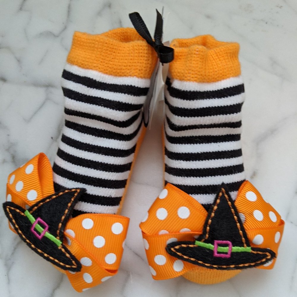 Sold Out Mud Pie Witch's Hat Baby Socks